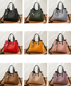 PU soft leather single shoulder crossbody large capacity handbag