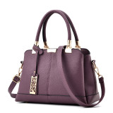 PU soft leather single shoulder crossbody large capacity handbag
