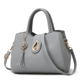 PU soft leather single shoulder crossbody large capacity handbag