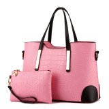 One shoulder crossbody handbag, fashionable and elegant women's bag two-piece set