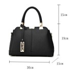 PU soft leather single shoulder crossbody large capacity handbag