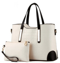 One shoulder crossbody handbag, fashionable and elegant women's bag two-piece set