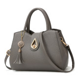 PU soft leather single shoulder crossbody large capacity handbag
