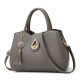 PU soft leather single shoulder crossbody large capacity handbag