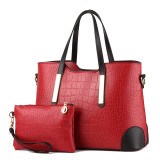 One shoulder crossbody handbag, fashionable and elegant women's bag two-piece set