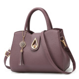 PU soft leather single shoulder crossbody large capacity handbag
