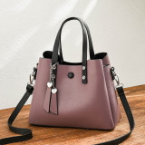 PU soft leather single shoulder crossbody large capacity handbag