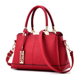 PU soft leather single shoulder crossbody large capacity handbag