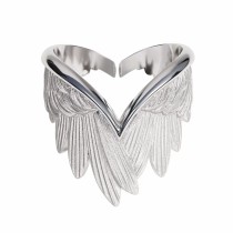 Creative Angel Wings Adjustable Opening Ring