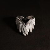 Creative Angel Wings Adjustable Opening Ring