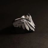 Creative Angel Wings Adjustable Opening Ring