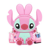 Interstellar Baby Change Bag Cute Cartoon Portable Small Wallet Stitch Earphone Bag Pendant Silicone Zero Wallet