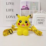 Children's Bag Pikachu Zero Wallet Pok é mon Cute Cartoon One Shoulder Zero Wallet Silicone