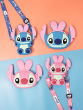 Interstellar Baby Change Bag Cute Cartoon Portable Small Wallet Stitch Earphone Bag Pendant Silicone Zero Wallet