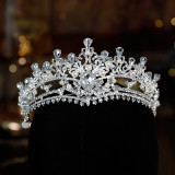 Alloy Crystal Crown Wedding Ball Party Bridal Crown
