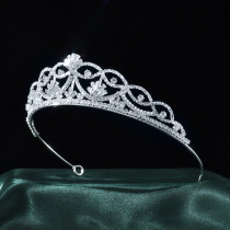 Alloy Crystal Crown Wedding Ball Party Bridal Crown