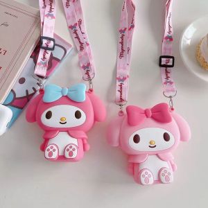 Melody Children's Bag Zero Wallet Cartoon Cute Crossbody Bag Silicone Toy Bag