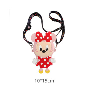 Children's Mini Bag Standing Minnie Mickey Shoulder Bag Children's Outgoing Change Storage Bag