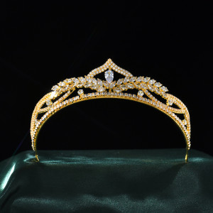 Alloy Crystal Crown Wedding Ball Party Bridal Crown