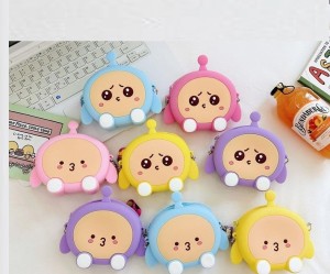 Egg Boy Children's Cartoon Cute Silicone Bag Crossbody Bag Zero Wallet