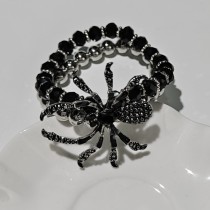 Halloween Gothic Dark Wind Punk Rock Diamond Spider Exaggerated Bracelet