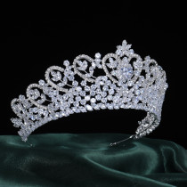 Alloy Crystal Crown Wedding Ball Party Bridal Crown