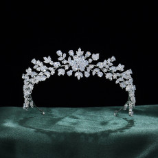 Alloy Crystal Crown Wedding Ball Party Bridal Crown