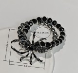 Halloween Gothic Dark Wind Punk Rock Diamond Spider Exaggerated Bracelet