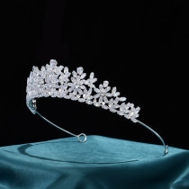 Alloy Crystal Crown Wedding Ball Party Bridal Crown