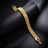 Alloy Roman crystal bracelet