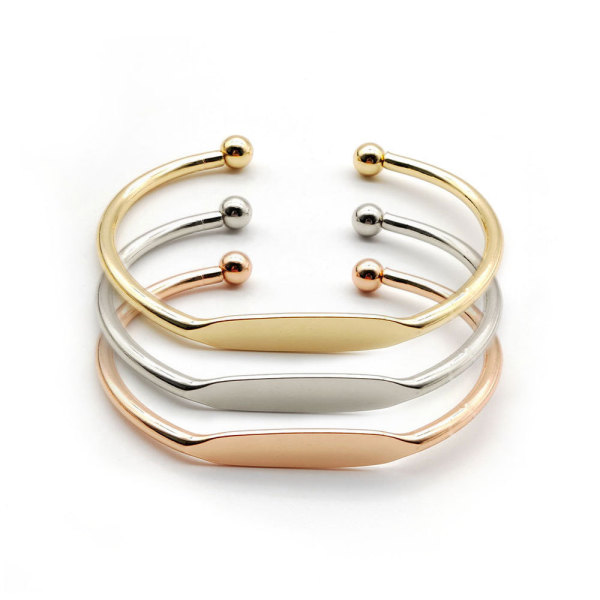 Metal Open Bracelet