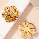Alloy multi-layer flower earrings