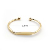 Metal Open Bracelet