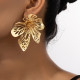 Alloy flower earrings
