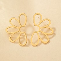 Alloy flower earrings