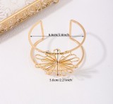 Alloy hollow flower bracelet