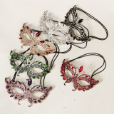 Ball party accessories, diamond studded masks, Halloween luxurious rhinestone bridal masks