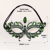 Ball party accessories, diamond studded masks, Halloween luxurious rhinestone bridal masks