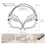 Ball party accessories, diamond studded masks, Halloween luxurious rhinestone bridal masks