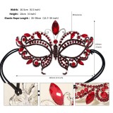 Ball party accessories, diamond studded masks, Halloween luxurious rhinestone bridal masks