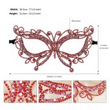 Ball party accessories, diamond studded masks, Halloween luxurious rhinestone bridal masks
