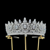 Alloy Crystal Crown Wedding Ball Party Bridal Crown