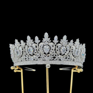 Alloy Crystal Crown Wedding Ball Party Bridal Crown