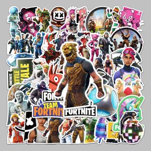 50 Fortress Night Game Character Luggage Waterproof Graffiti Stickers Scooter Computer Tablet Cartoon Decoration Waterproof Stickers