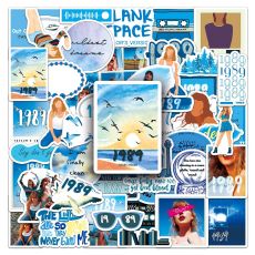 50 Taylor albums, 1989, personalized celebrity merchandise, DIY phone cases, luggage, creative waterproof stickers