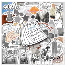 50 Taylor albums FOLKLORE stickers, personalized and creative decorations for water bottles, phone cases, records, waterproof stickers