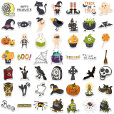 100 Halloween graffiti stickers, personalized DIY decoration, computer luggage waterproof stickers