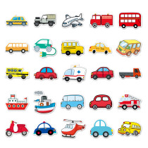 50 pieces of transportation graffiti personalized cartoon creative children DIY phone cases luggage waterproof stickers