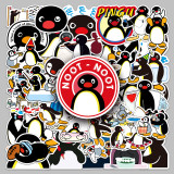 50 Pingu Animation Penguin Family Cartoon Animals Cute Waterproof Decoration Mobile Luggage Computer Waterproof Stickers