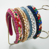 Baroque sponge full diamond  headband hair accessories